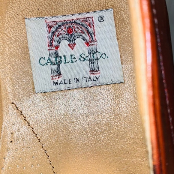Cable & Company Italian Leather Tassel Loafers. - Picture 13 of 14